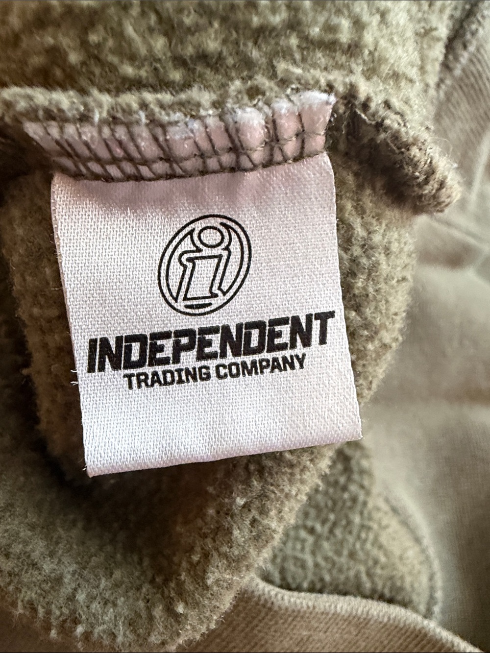 Santa Cruz Skateboards Olive Green Hoodie with Red & Yellow Logo - Picture 7 of 8